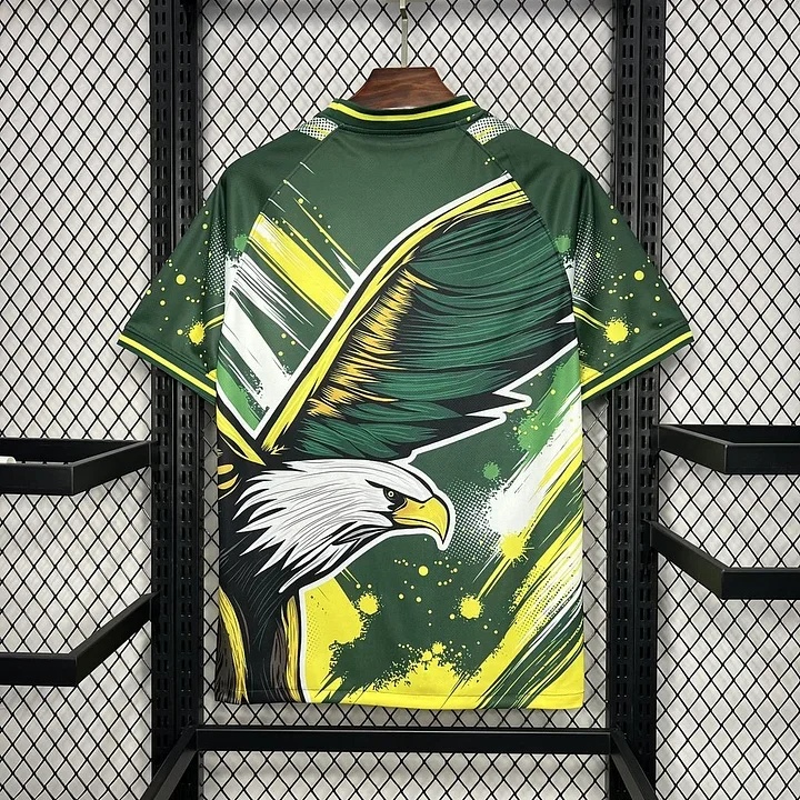 Maillot Brésil Concept Vert Jaune Aigle 2024-25 — vue alternative