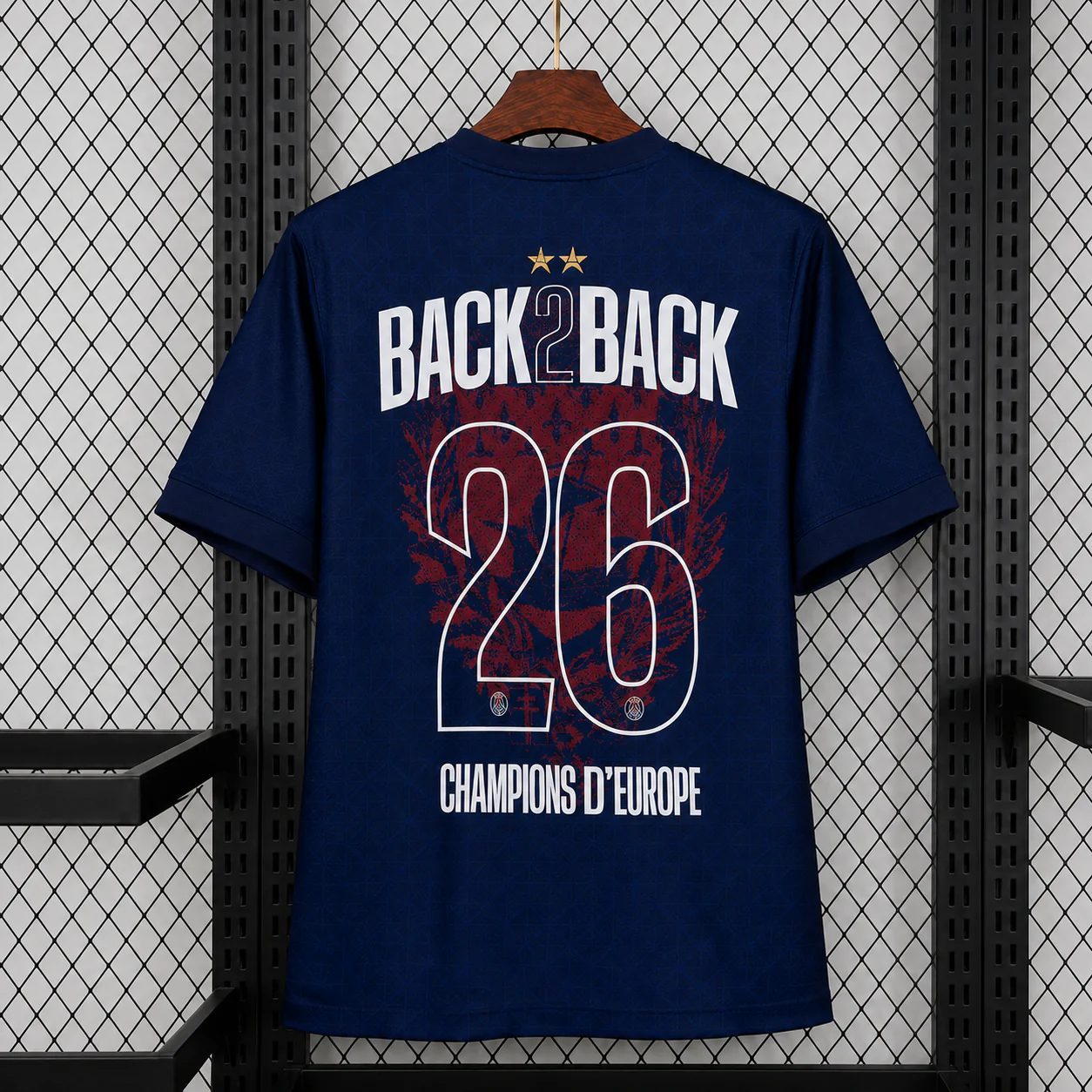 MAILLOT PSG BACK2BACK 2 ÉTOILES ⭐️ ⭐️ — vue alternative